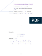 Post's Correspondence Problem (PCP)