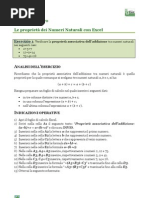 I Numeri Naturali Con Excel