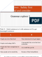 Causes and Effect Relationship + Concession