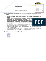 Hydro Test Procedures for Non-Metallic Pump Casings