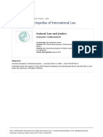 Natural Law and Justice in International Law