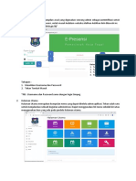 Buku Petunjuk E-Presensi Untuk Admin