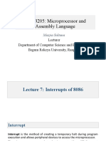 Lecture 7 - CSE - Microprocessor and Assembly Language