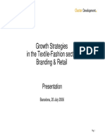 Growth Strategies in The Textile-Fashion Sector: Branding & Retail