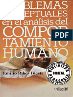 Problemas Conceptuales en El Análisis Del Comportamiento Humano