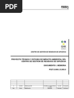 Download Proyecto Tecnico y Estudio de Impacto Ambiental Del Centro de Gestion de Residuos de Gipuzkoa by Gipuzkoa Zero Zabor SN48245618 doc pdf
