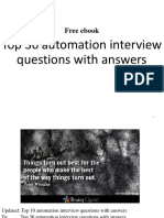 Top 36 Automation Interview Questions With Answers: Free Ebook