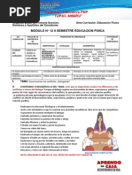 MODULO 12 II SEMESTRE EDUCACIÓN FÍSICA 2DO PRIMARIA