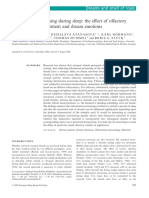 Information Processing During Sleep: The Effect of Olfactory Stimuli On Dream Content and Dream Emotions