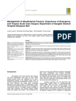 Management of Maxillofacial Fracture: Experience of Emergency and Trauma Acute Care Surgery Department of Sanglah General Hospital Denpasar Bali