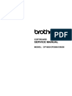 Brother CP1800, CP2000, CB200 Service Manual PDF