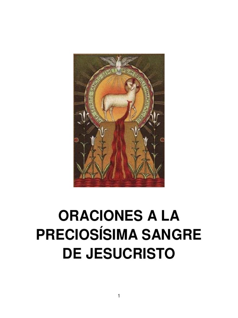 Oraciones a la Preciosísima Sangre de Cristo | PDF | eucaristía ...