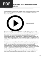 2020_OUT. Agenda Radical de Biden Inclui Aborto Sem Limite e Crianças Transgênero