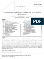 Inderdisciplinary Application of Nonlinear Time Series Methods PDF
