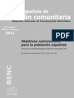 Objetivos Nutricionales SENC 2011 PDF