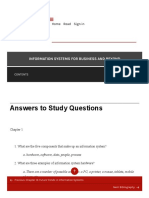 Answers To Study Questions - Information Systems For Business and Beyond