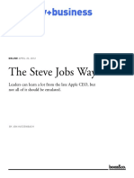 Strategy Business: The Steve Jobs Way