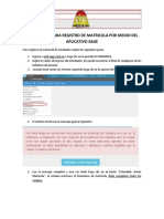 Instructivo Sage - Matricula 2017 PDF