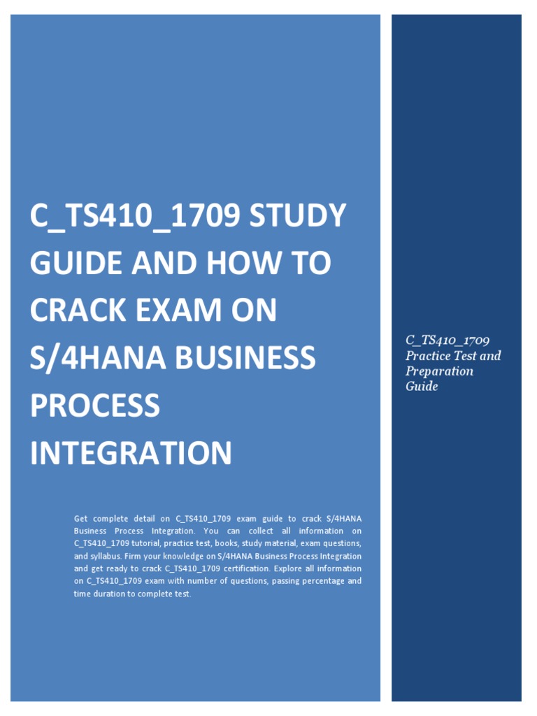C_TS410_2022 Exam