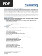 Design Engineer Job Description Responsibilities