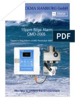 Coast Guard Approved 15 ppm Bilge Alarm Specification