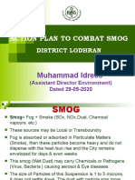 Action Plan To Combat Smog: Muhammad Idrees