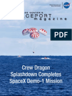 Crew Dragon Splashdown Completes Spacex Demo-1 Mission