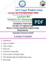 Lecture#6 (Conduits For Conveying Water) PDF