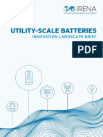 Utility-Scale Batteries: Innovation Landscape Brief