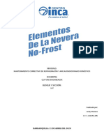 Elementos de La Nevera No-Frost - Jordy Mariano INCA REFRIGERACION COD. 107