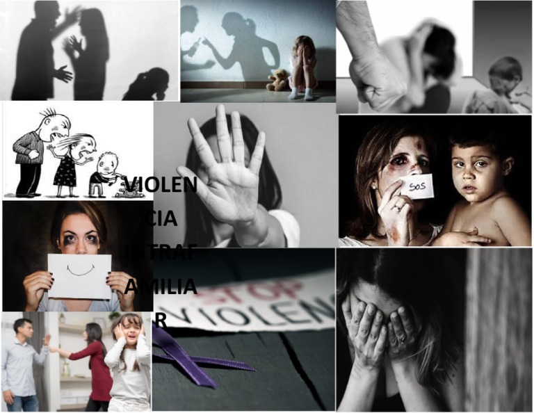 collage violencia intrafamiliar