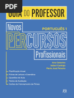 Novospercursosprofissionais Portugues 10 Guia Prof