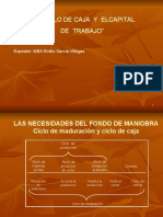 Ciclo de Caja y El Capital de Trabajo