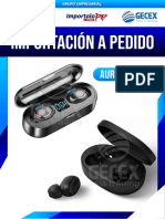 Catálogo de Importación de Auriculares