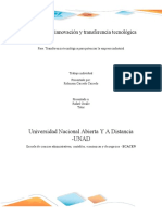 Gestión de La Innovación y Transferencia Tecnológica