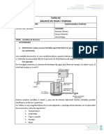 Balance de masa y energía: variables de procesos industriales