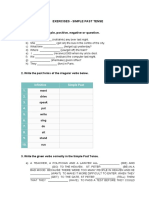 Exercises - Simple Past Tense