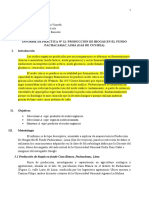 Informe de Practica 12. Producción de Biogás en El Fundo Pachacamac, Lima (Gas de Cuyisea)