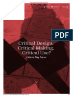 3.1 - Fraser - Critical Design Critical Making