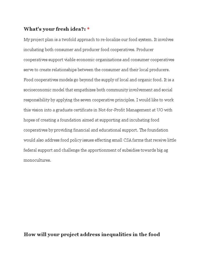 Fresh Idea | PDF