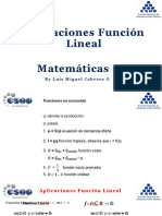 6.3 Aplicaciones Funcion Lineal - Math 1C