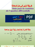 Methode D'euler (Equation Differentielle)