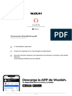 Wuolah Free Examenes Estadistica PDF