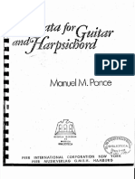 Sonata For Guitar and Harpsichord PDF