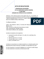 Acta de Incautacion Teresa de Las Mercedes García Zamora