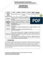 Guía 6. D. Cognitiva - Ciencias Naturales - Grado Preescolar