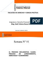 Clase 1 - 2020 - El Proceso Declarativo