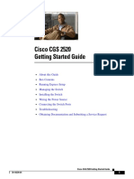 Cisco CGS 2520 Getting Started Guide 78-19378-01