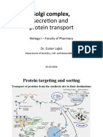 Golgi Complex,: Secretion and Protein Transport