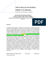 A Reestruturação Do Ensino Jurídico No Brasil - Seminário de Pesquisa